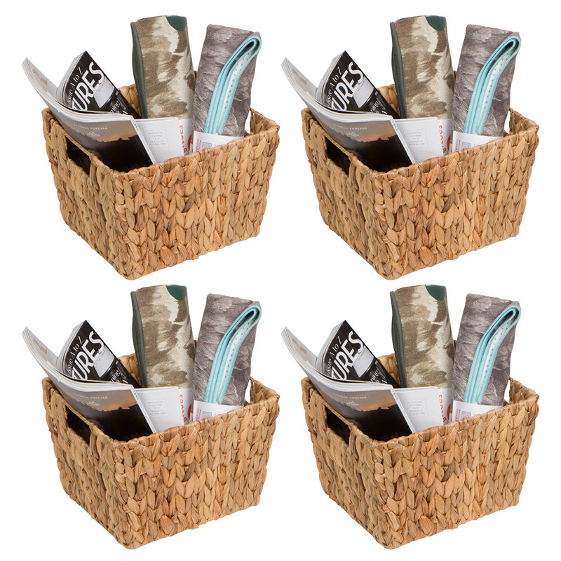Three Posts™ 11.5" Hyacinth Storage Wicker Basket & Reviews Wayfair